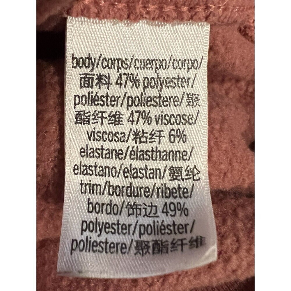 Victorias Secret Sport Womens Sweatshirt Pink Blush Ruffle Glitter Size XS - Picture 7 of 8